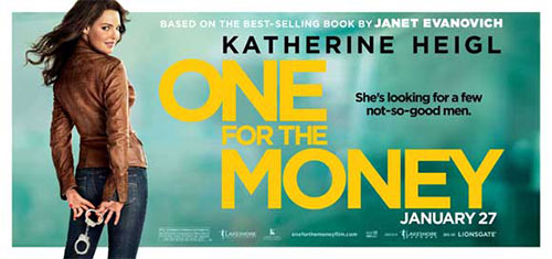 One For the Money DVD Moive poster