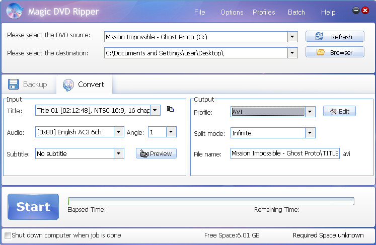 backup dvd to computer hard drive