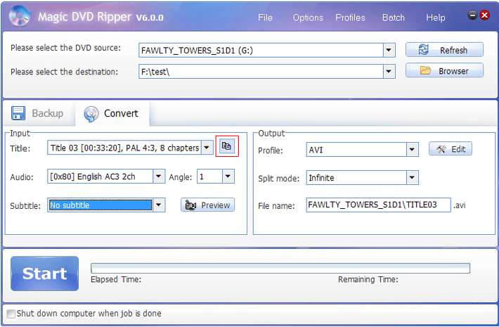 Rip A TV Show DVD Into Individual Episodes