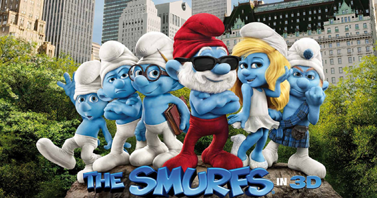 rip DVD The Smurfs movie by using Magic DVD Ripper - The Smurfs 2011 movie poster