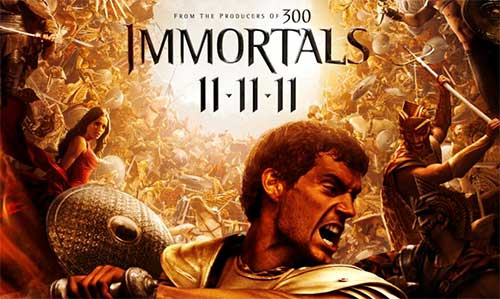 rip Immortals DVD -Immortals movie poster