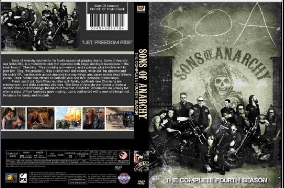 backup Sons of Anarchy DVD