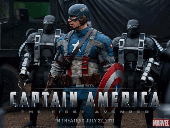 Rip Captain America - The First Avenger DVD 