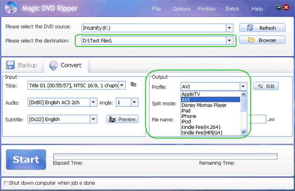 rip Insanity DVDs with Magic DVD Ripper