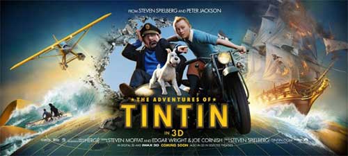 rip The Adventures of Tintin DVD movie to get a copy - The Adventures of Tintin movie poster